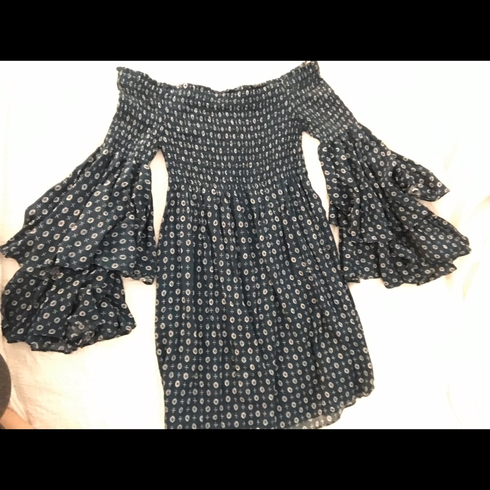 VICI Off the Shoulder Boho Dress
